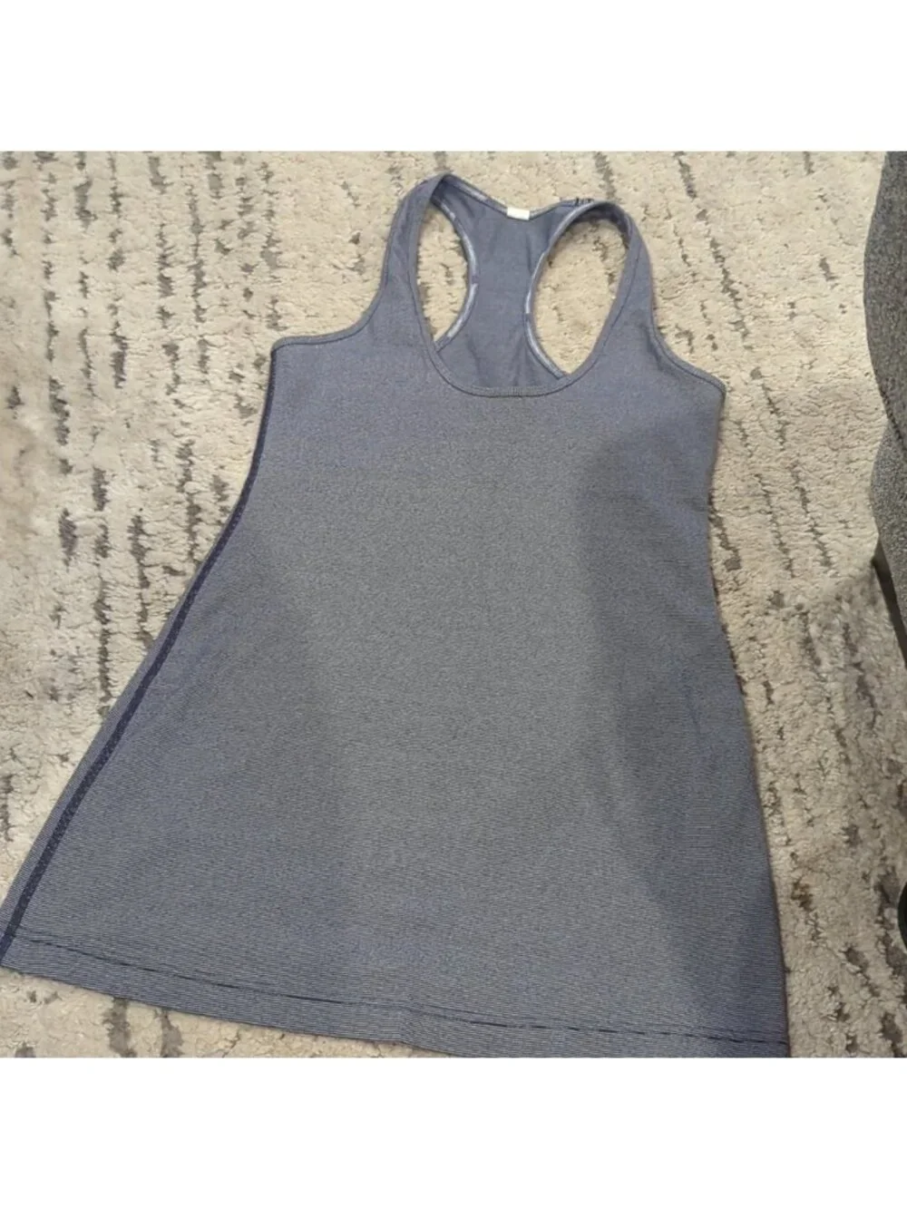 Lululemon Cool Razorback Wee Stripe Coal